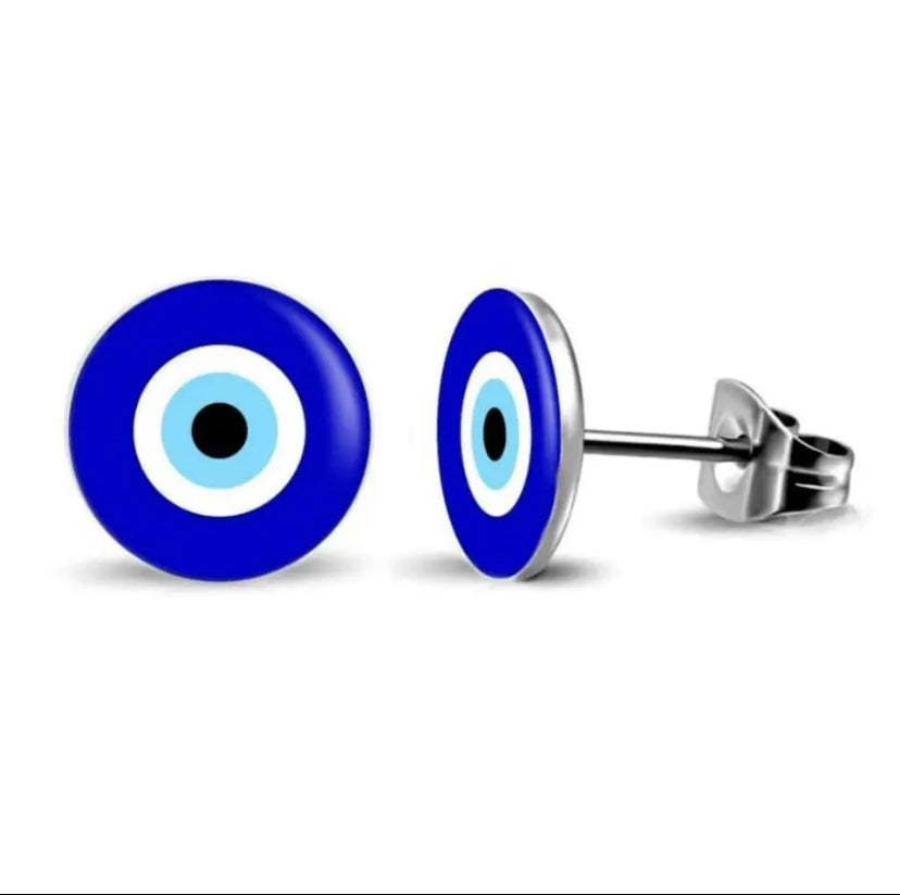 Fortified Blue Eye Earring